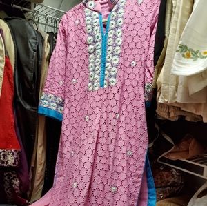 3 piece suit - kameez, pants, and dupatta
